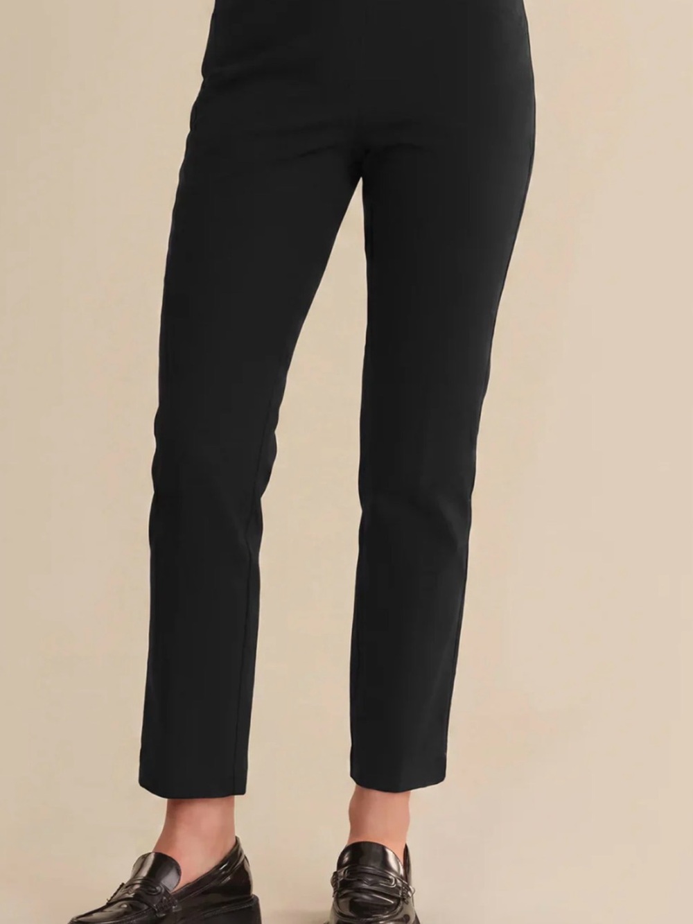 89th & Madison Black Tailored Pants with Welt Pocket